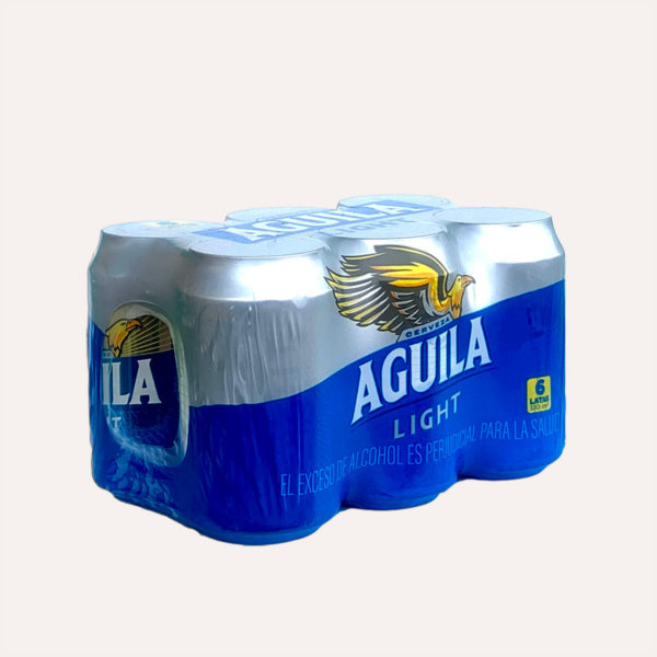 aguila light six pack piragua