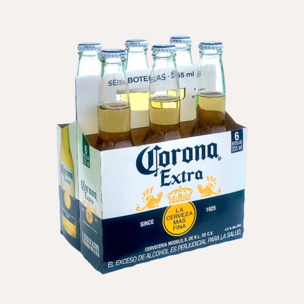 corona extra six pack piragua
