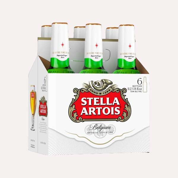 stella artois six pack piragua