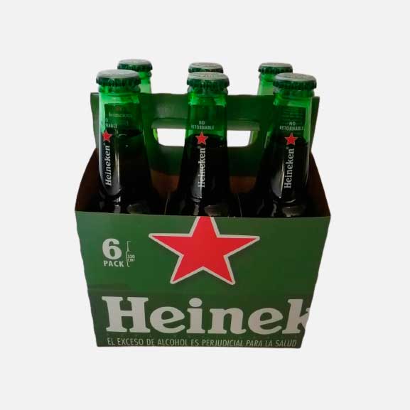 Heineken Botella 330 ml Sixpack piragua full compra